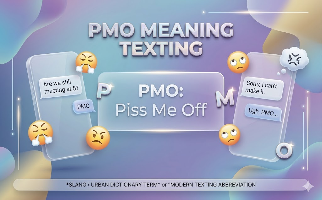 PMO Meaning Texting