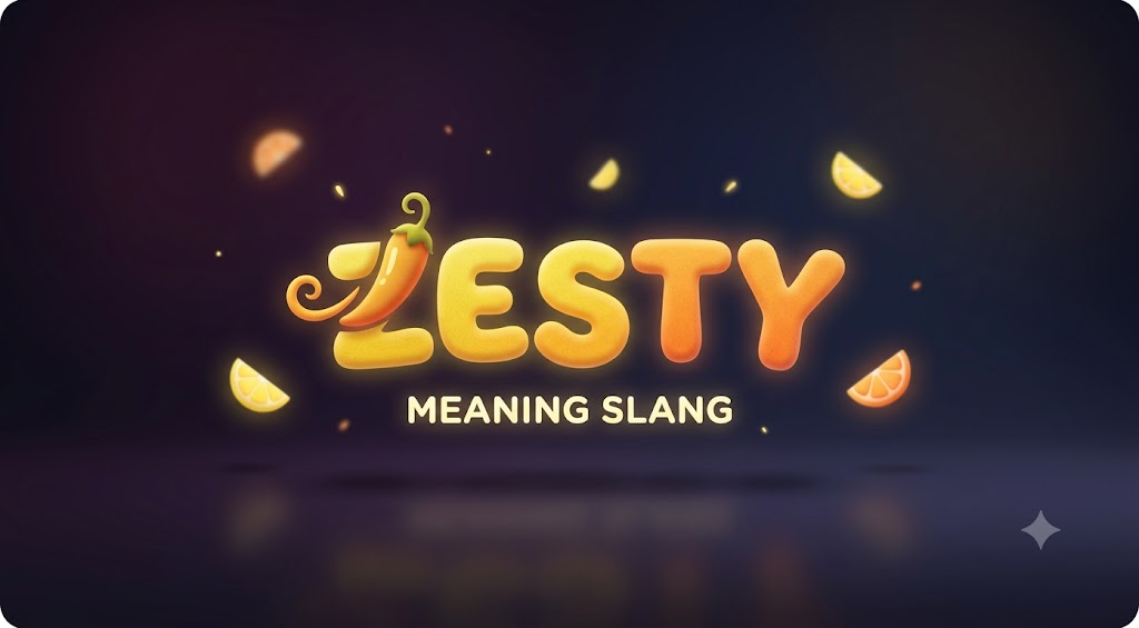 Zesty Meaning Slang