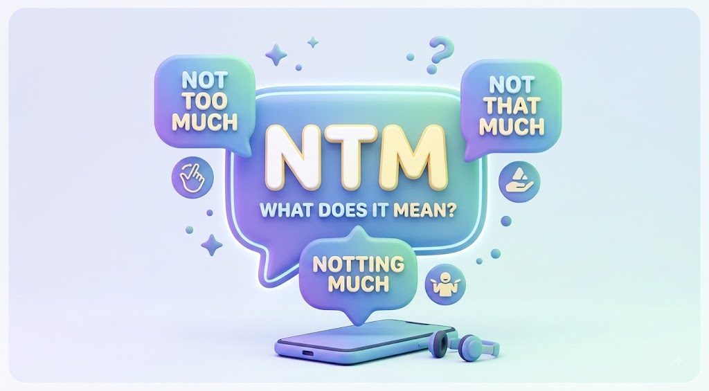 what does ntm mean in slang