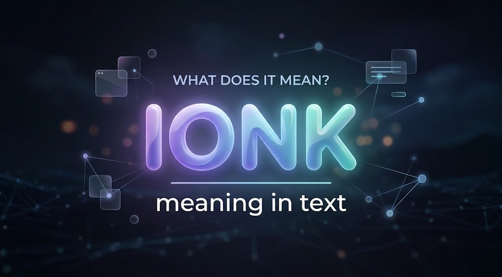 ionk meaning in text