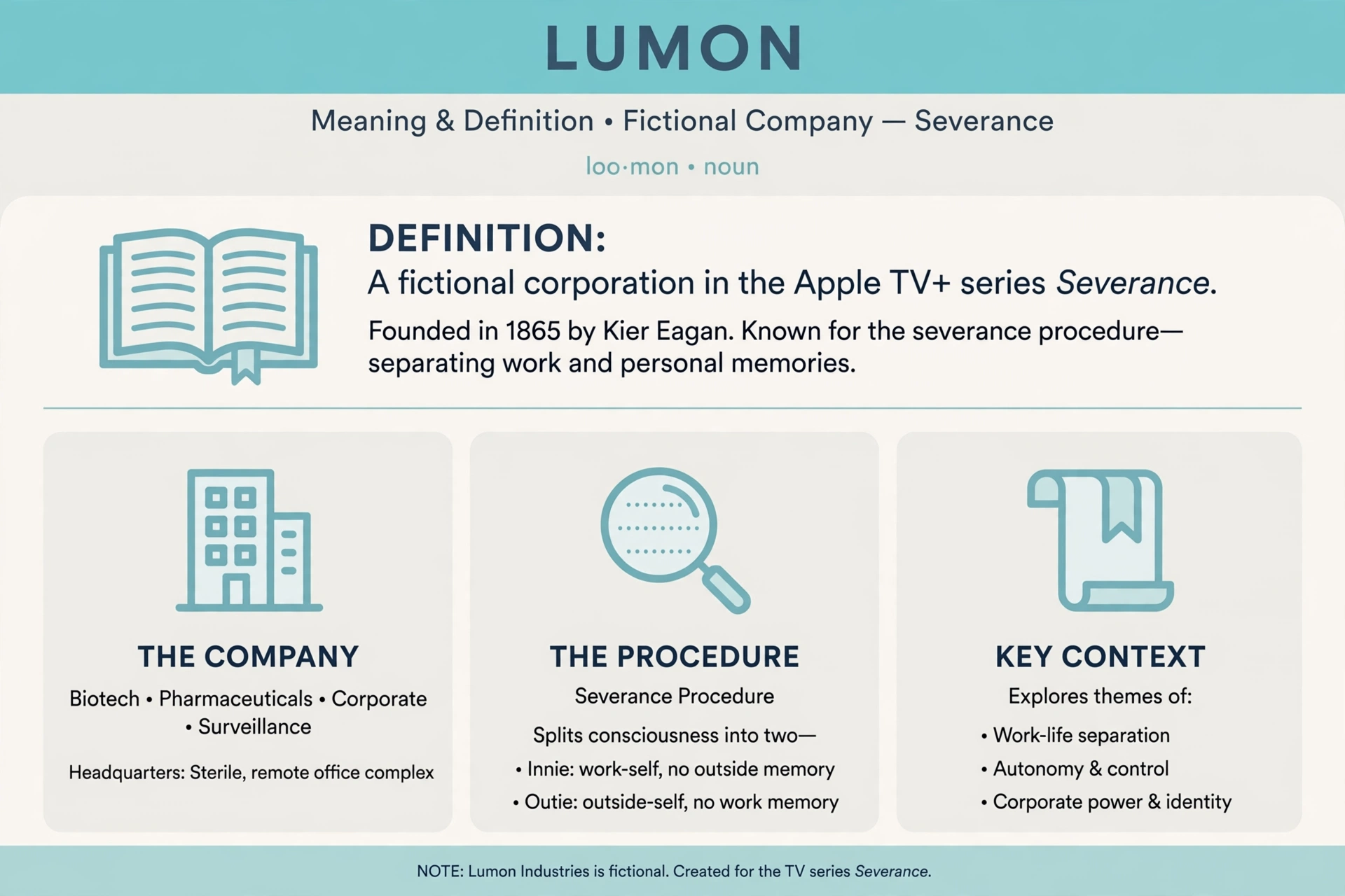 lumon definition and meaning infographic