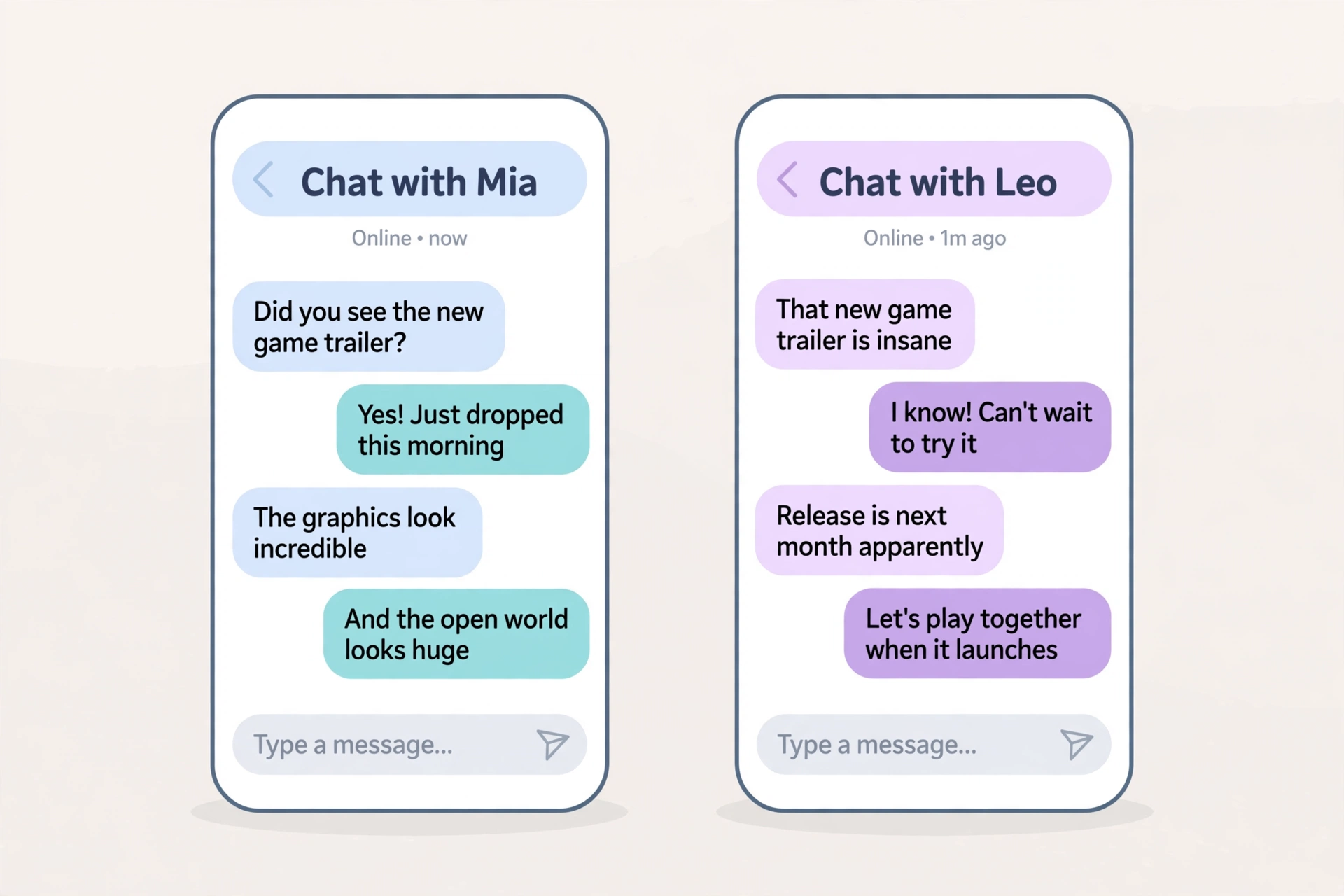 example chat using bricked up slang