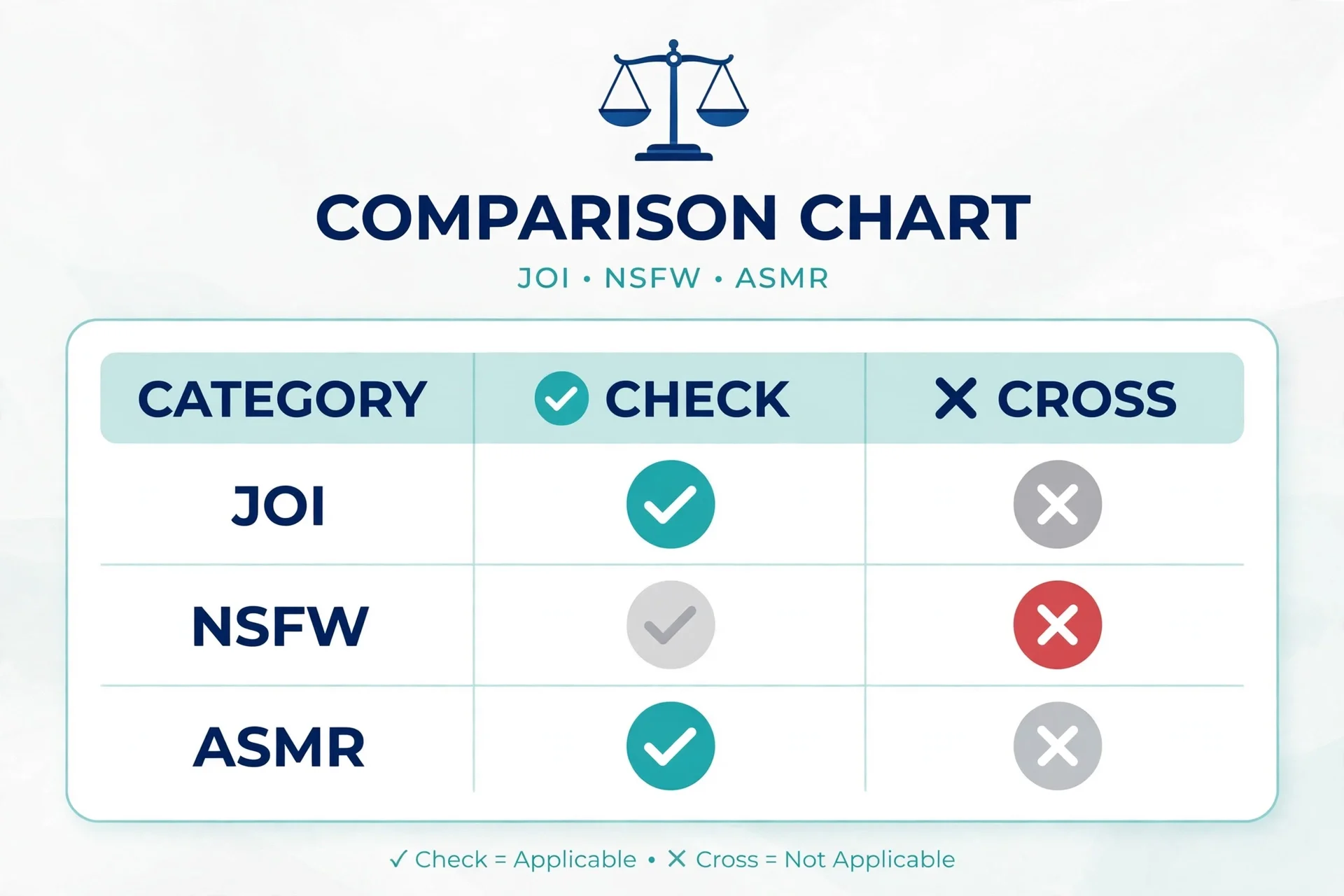 joi meaning slang vs similar terms comparison chart