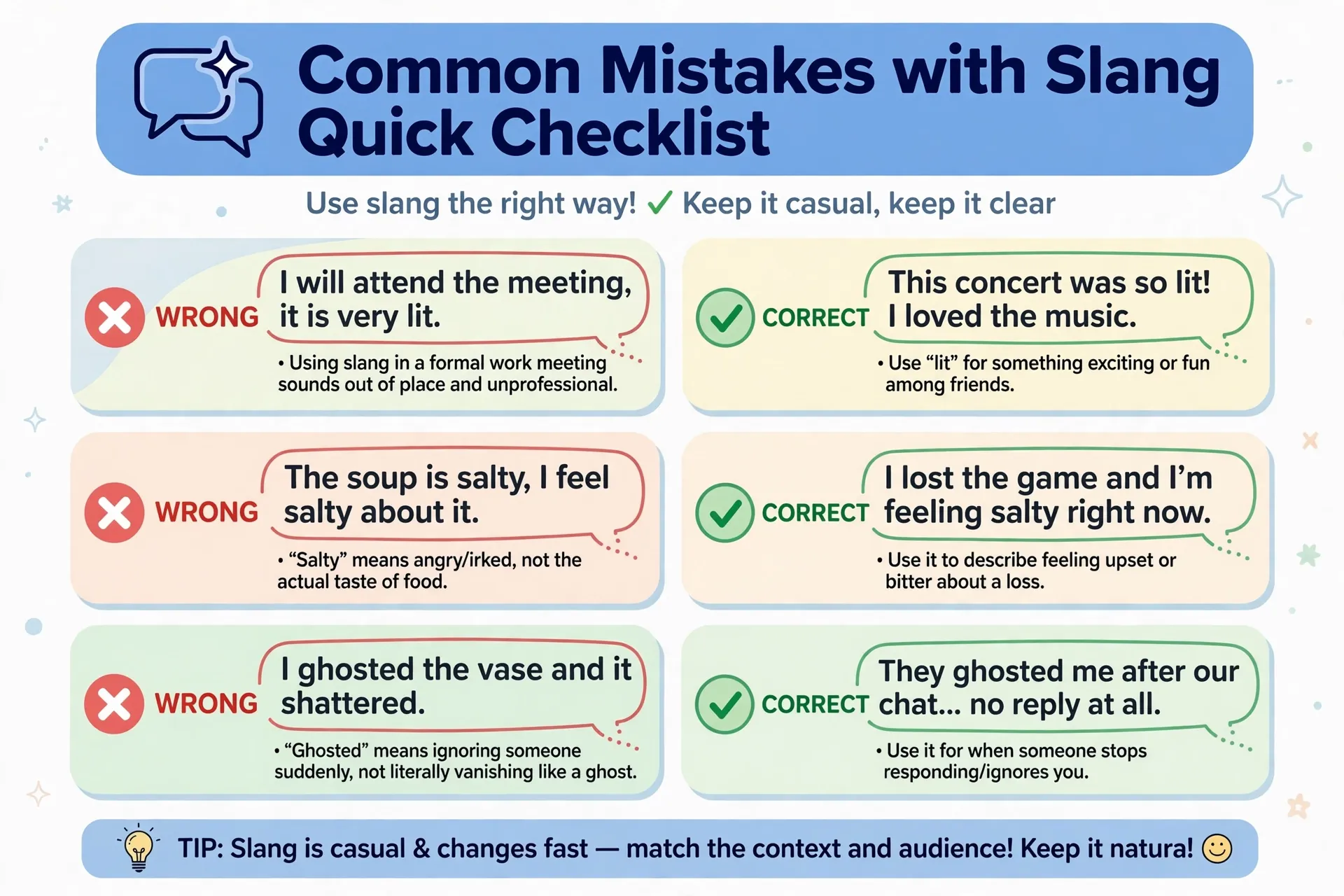common mistakes when using tuff meaning slang