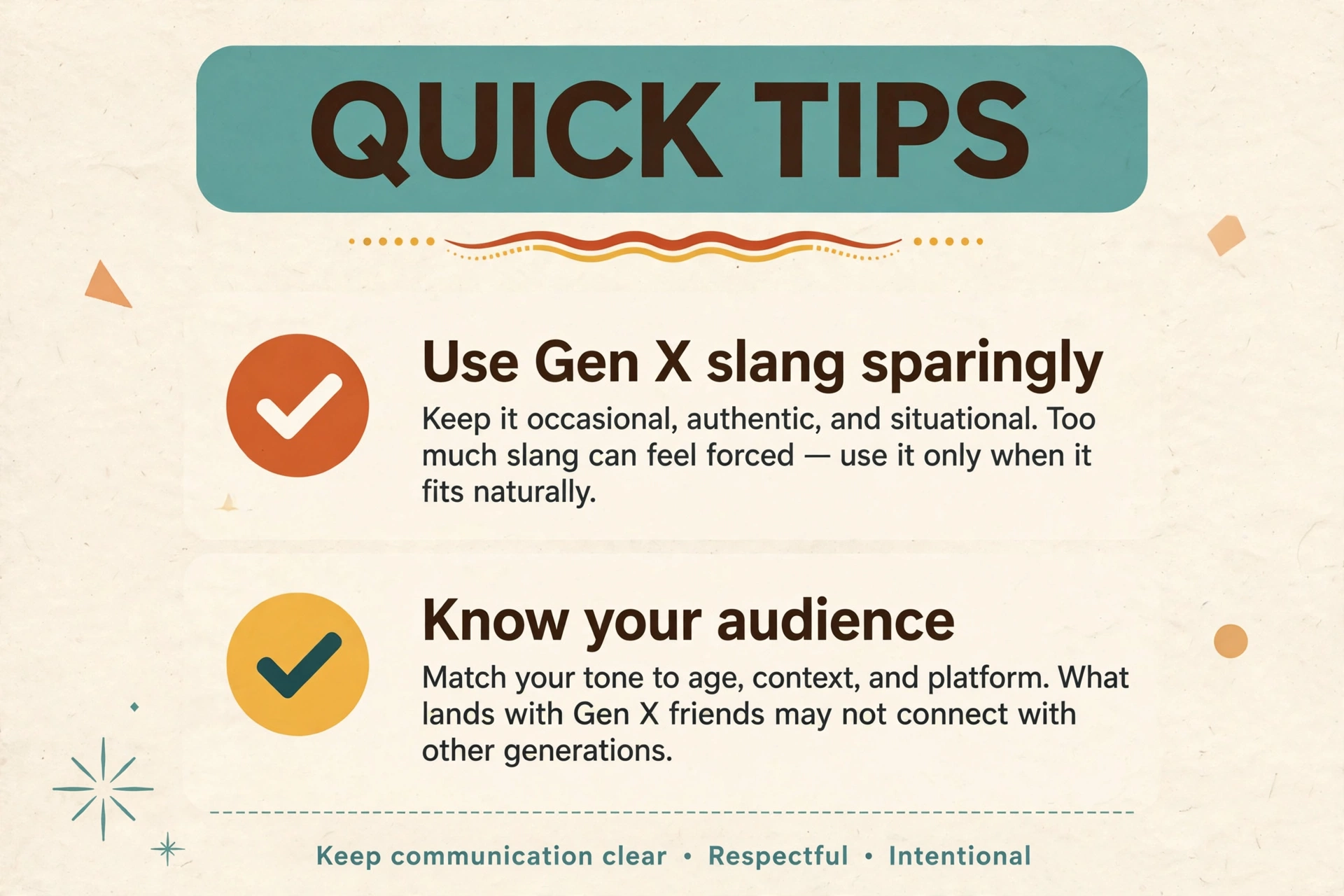 quick tips for using gen x slang correctly