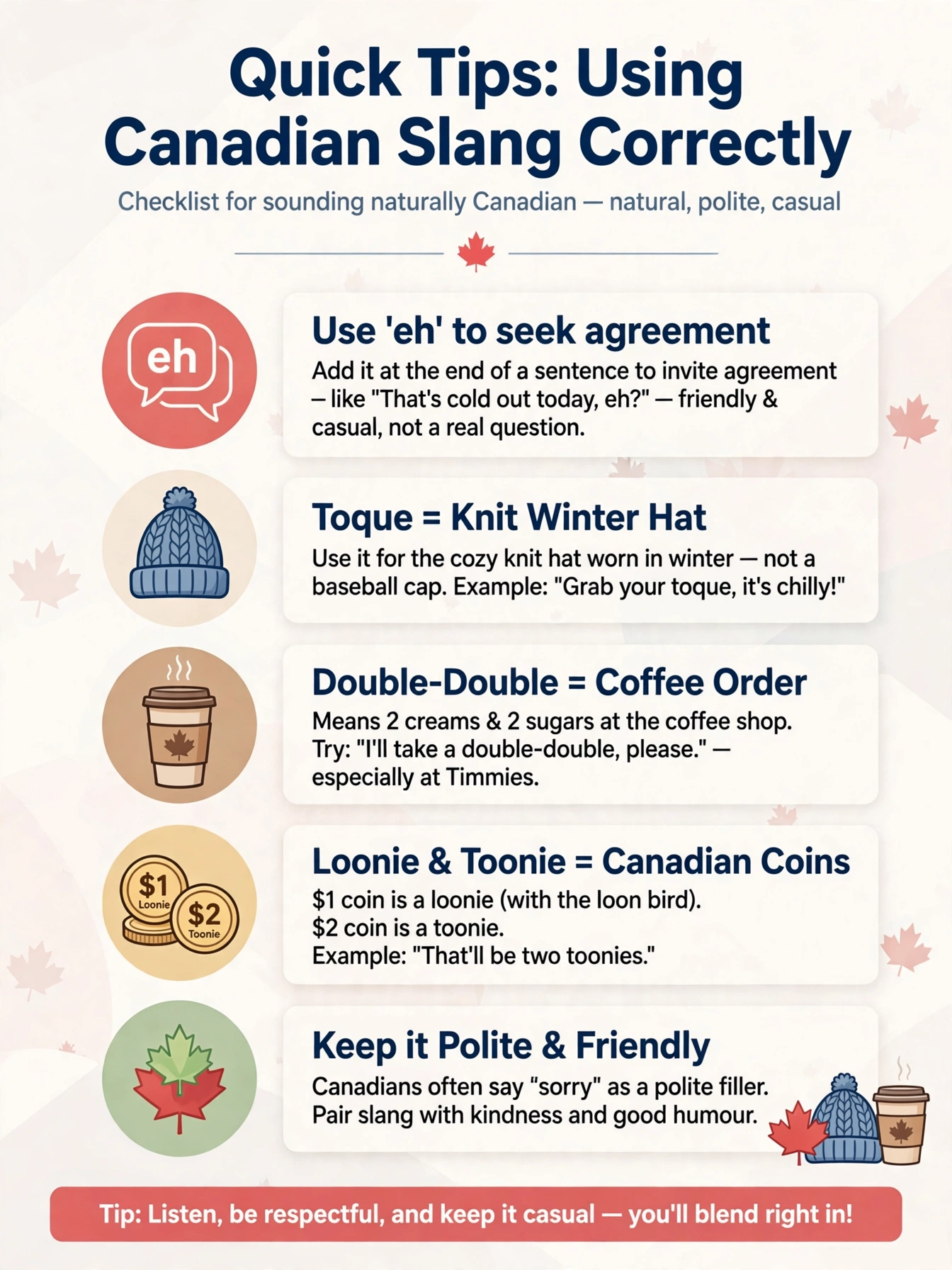 quick tips for using canadian slang correctly