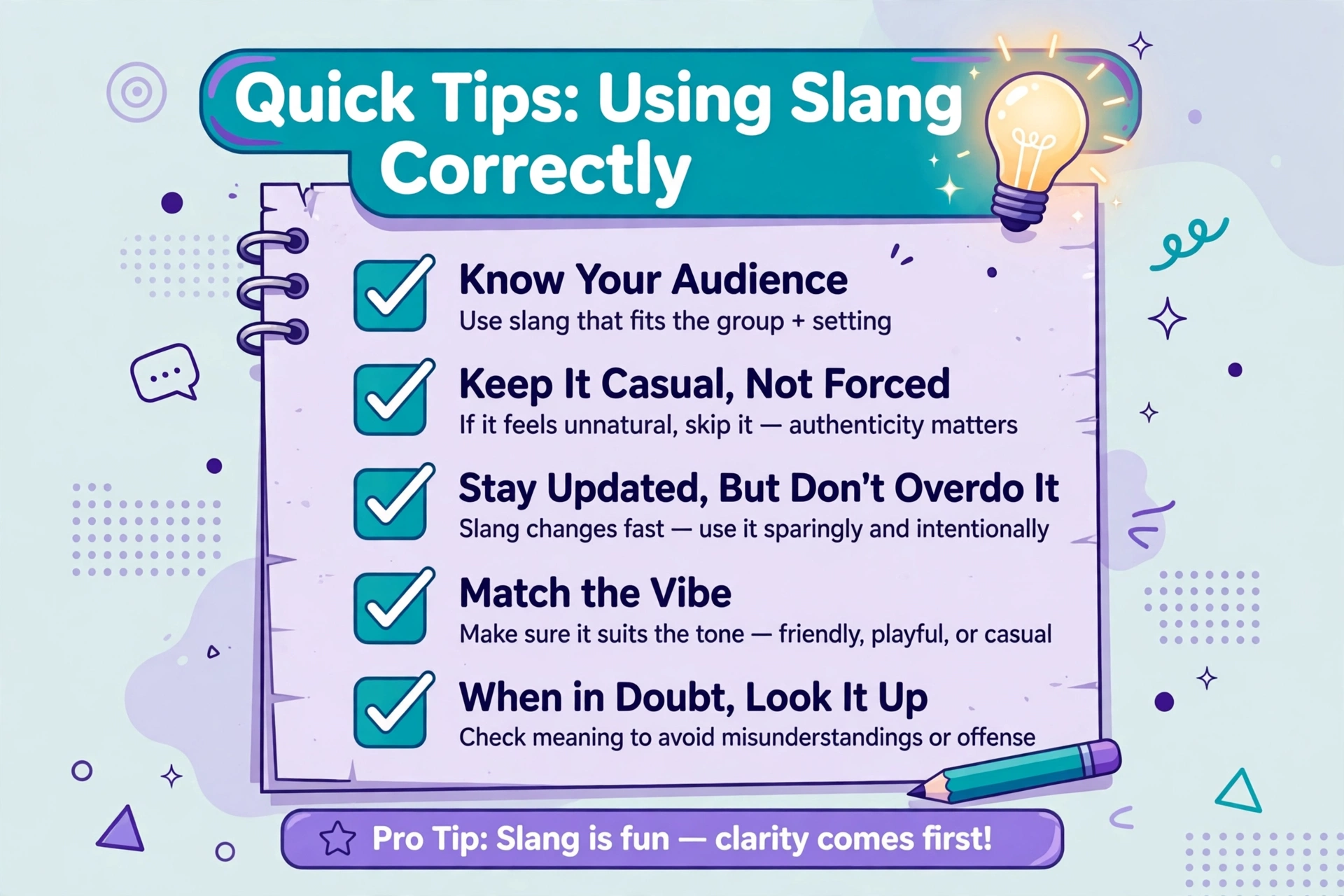 quick tips for using aura slang correctly
