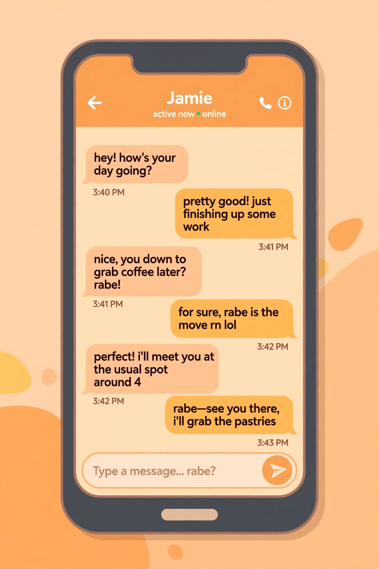 rabe slang chat examples
