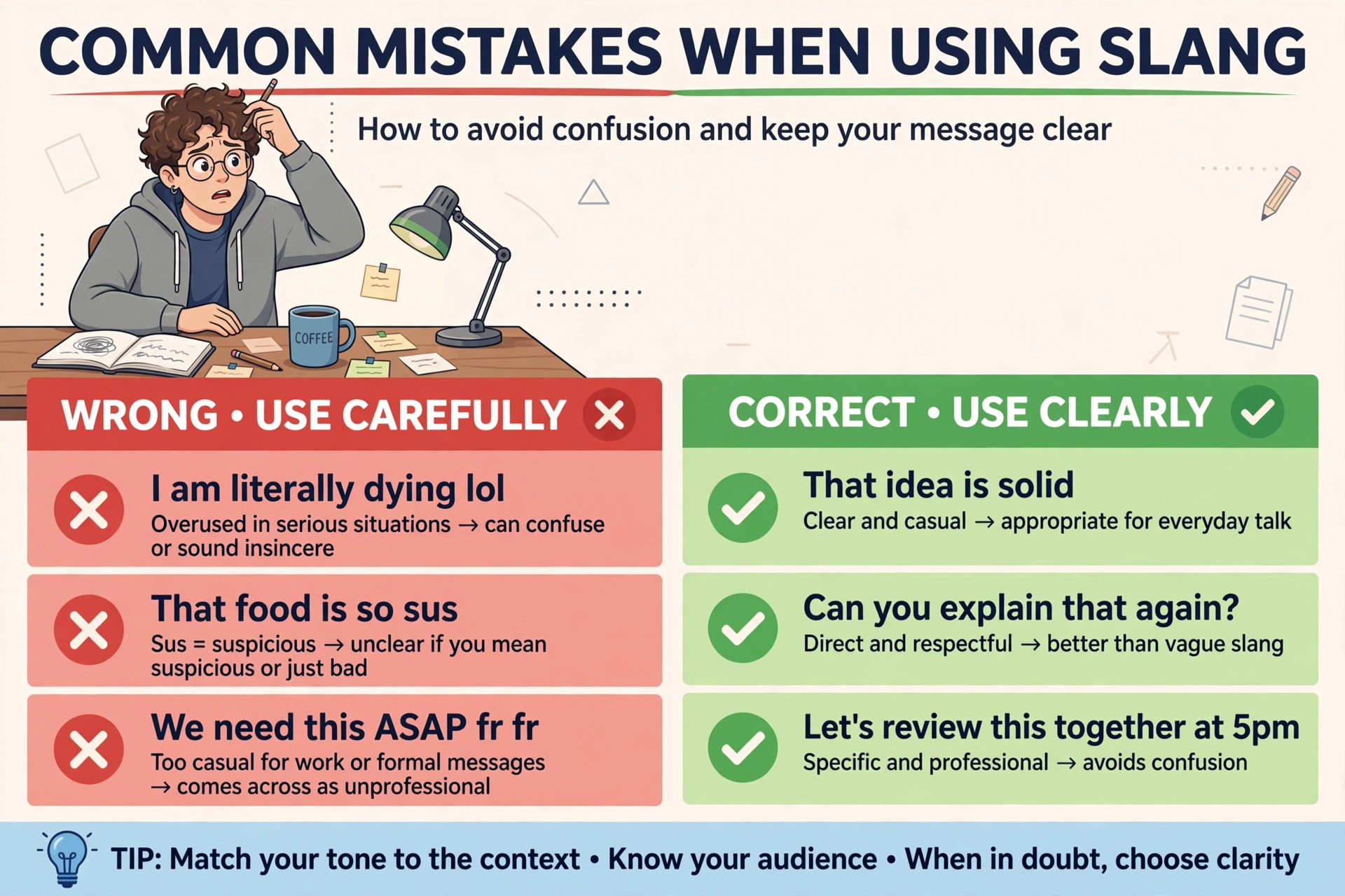 rabe slang mistakes to avoid