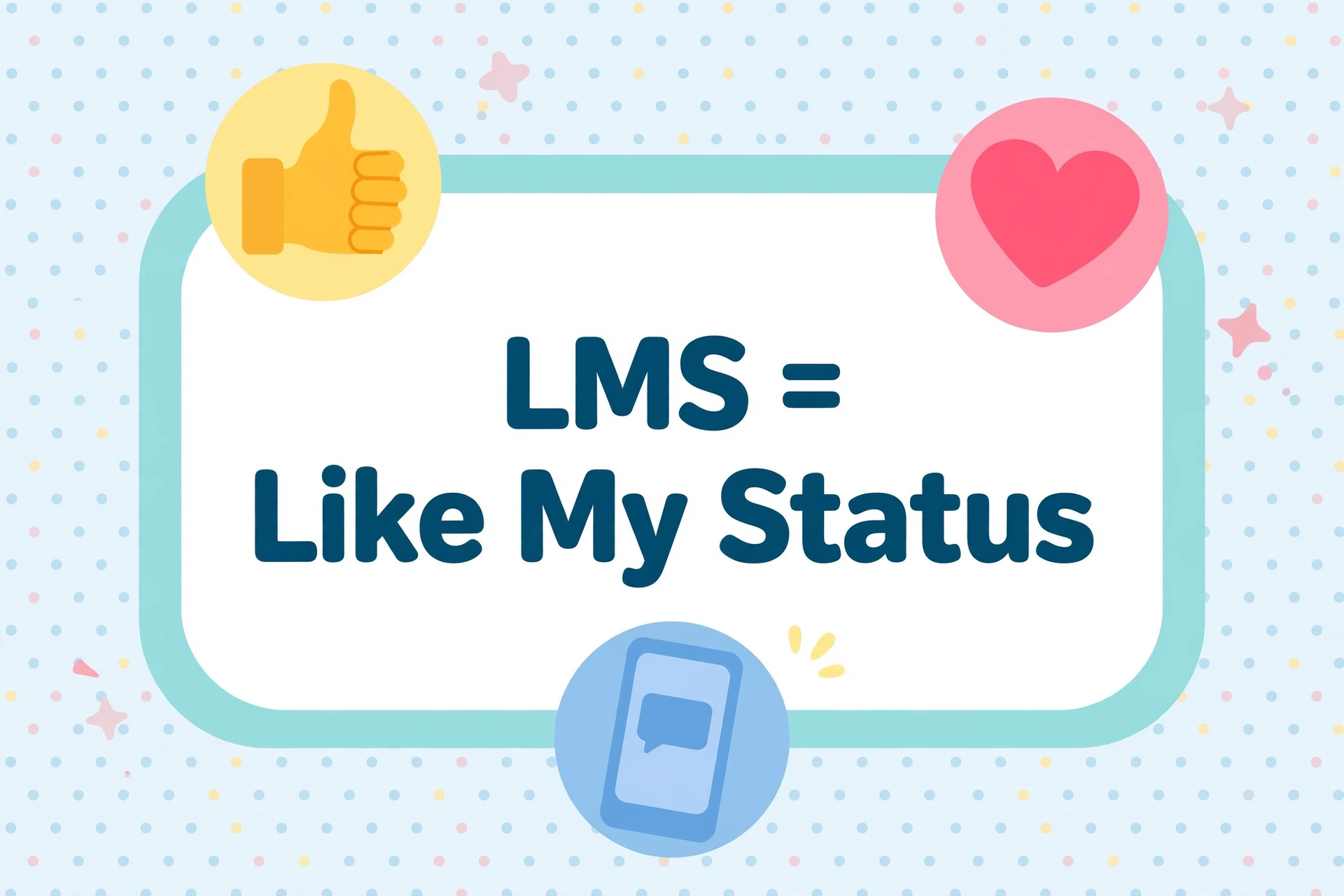 lms meaning text infographic