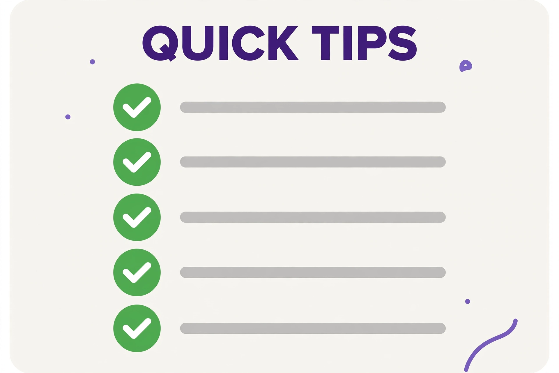 quick tips for using wtv correctly