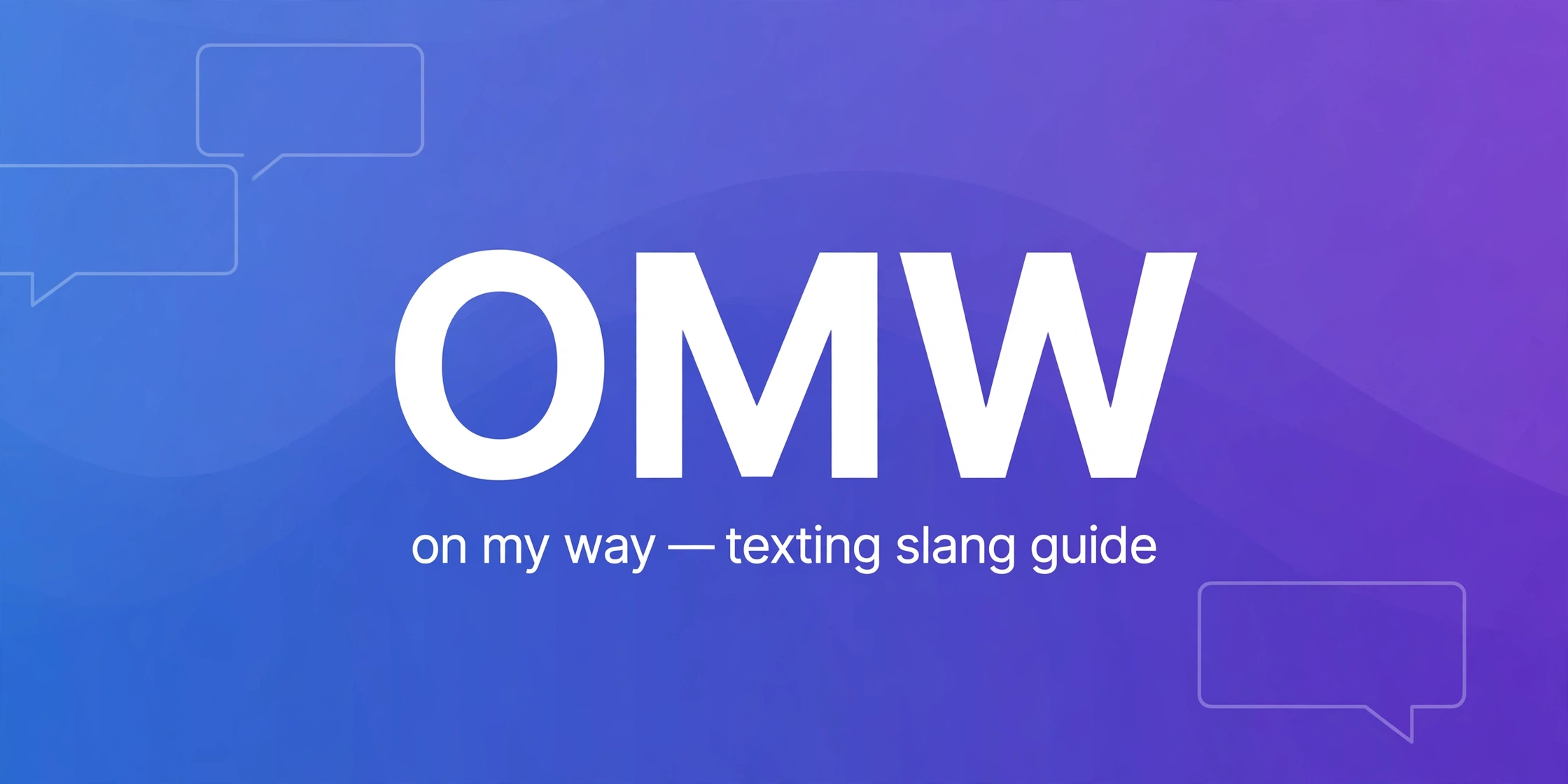 omw meaning in text – complete guide