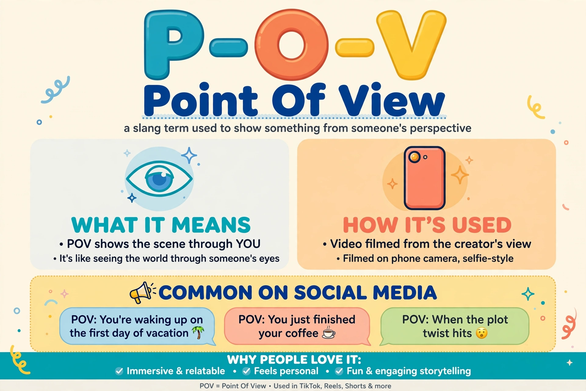 pov meaning infographic