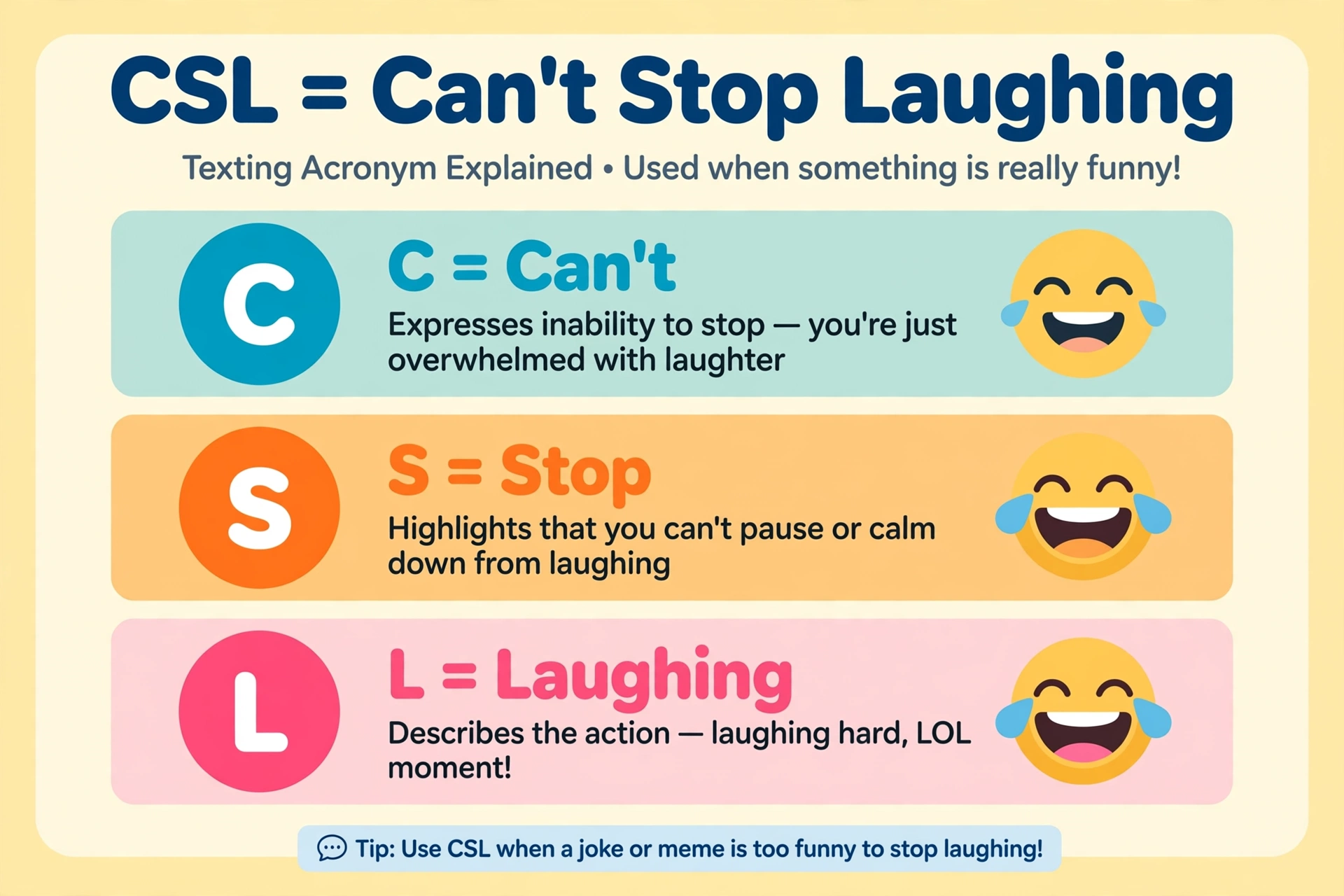 csl meaning in text infographic