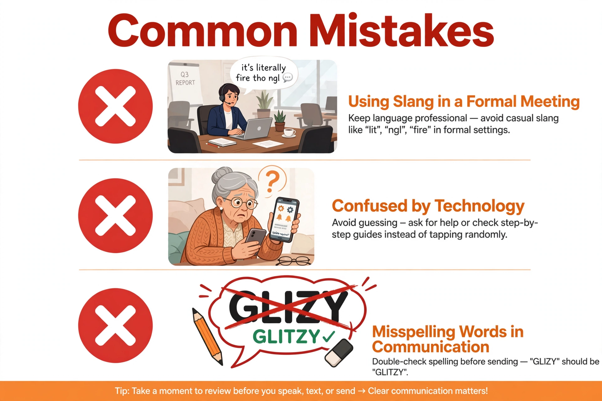 common mistakes using glizzy