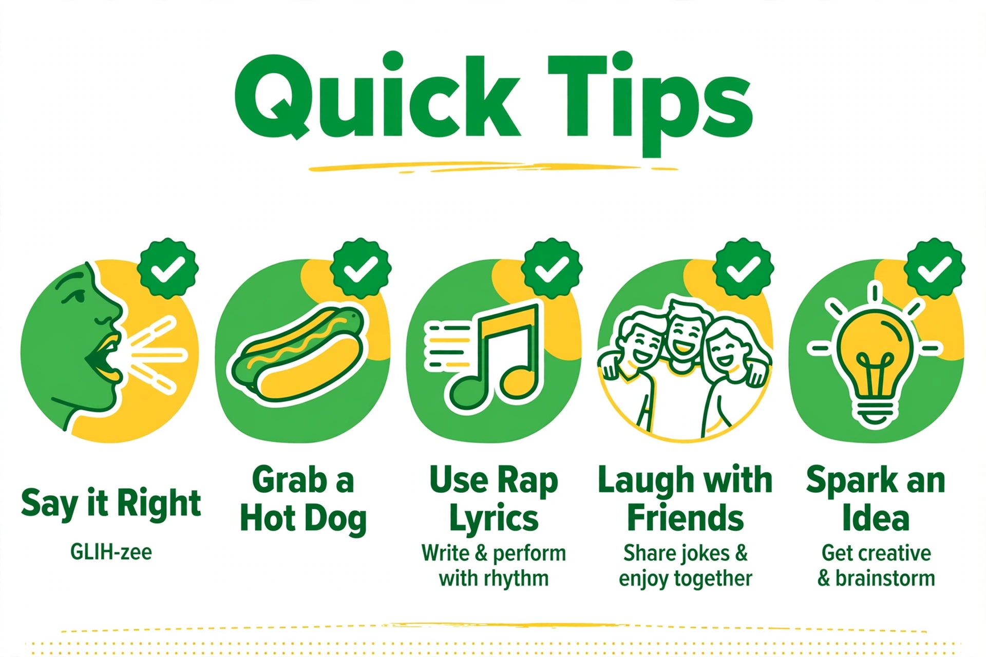 quick tips for using glizzy