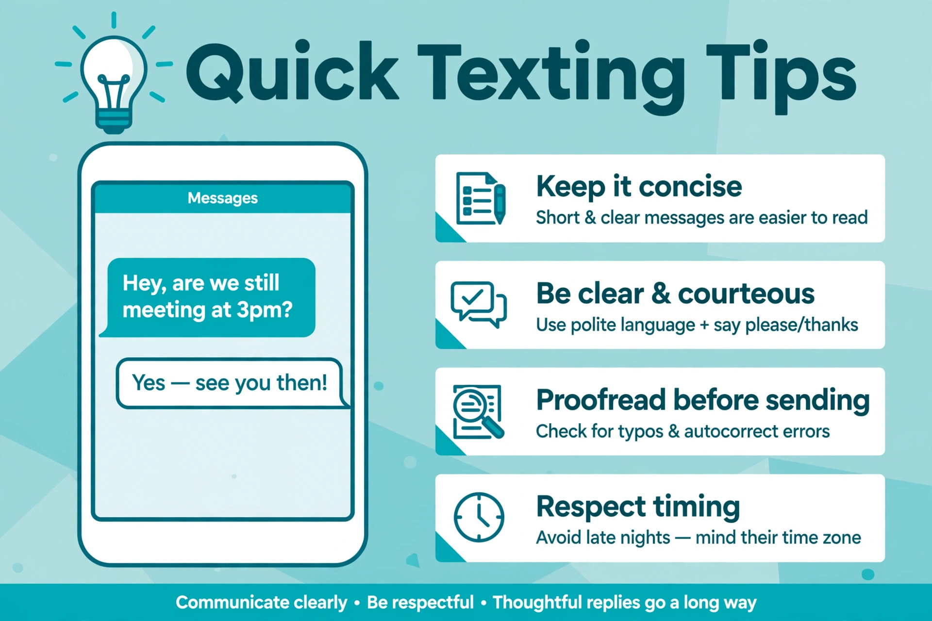 quick tips for replying to wybd