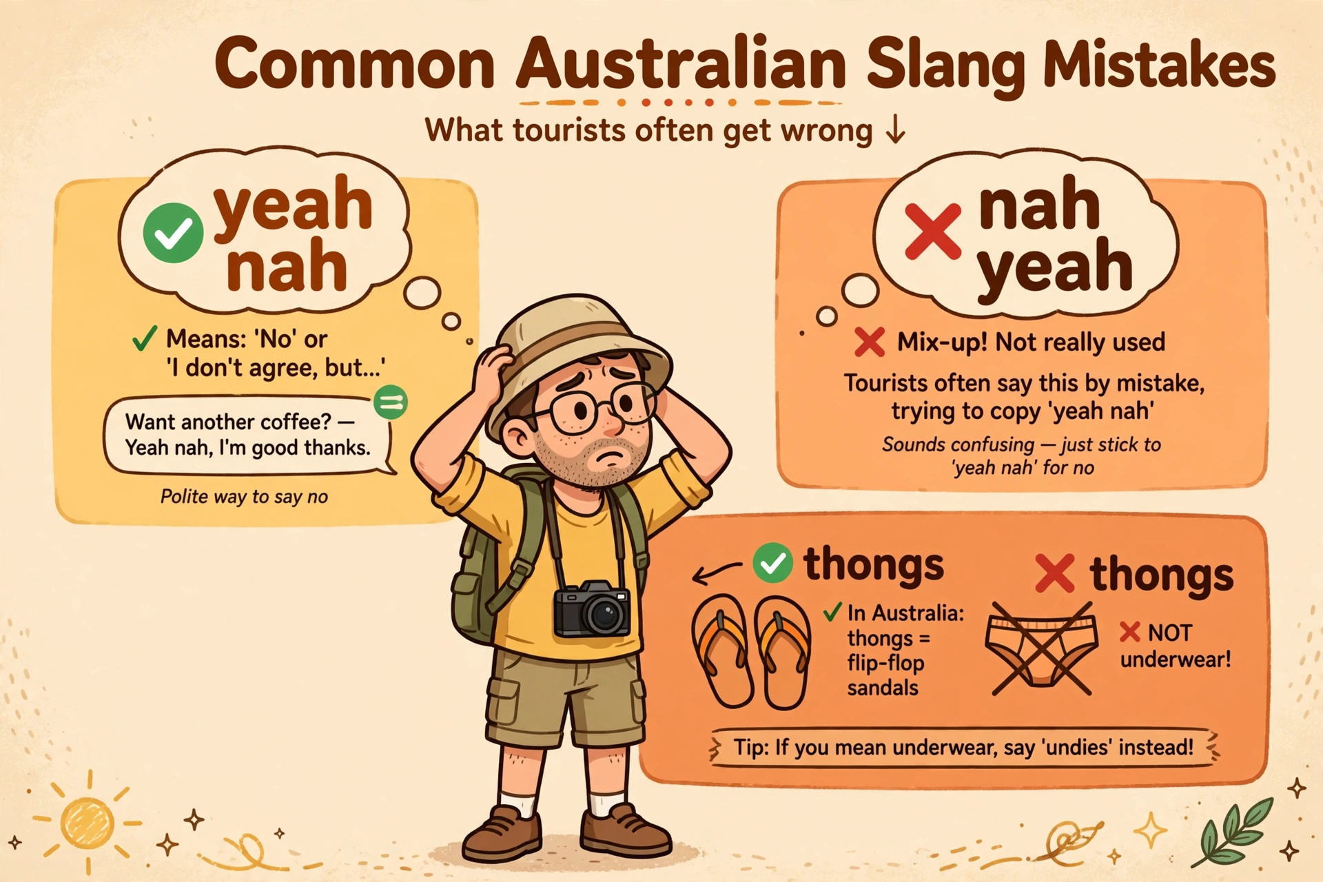 common australian slang mistakes to avoid