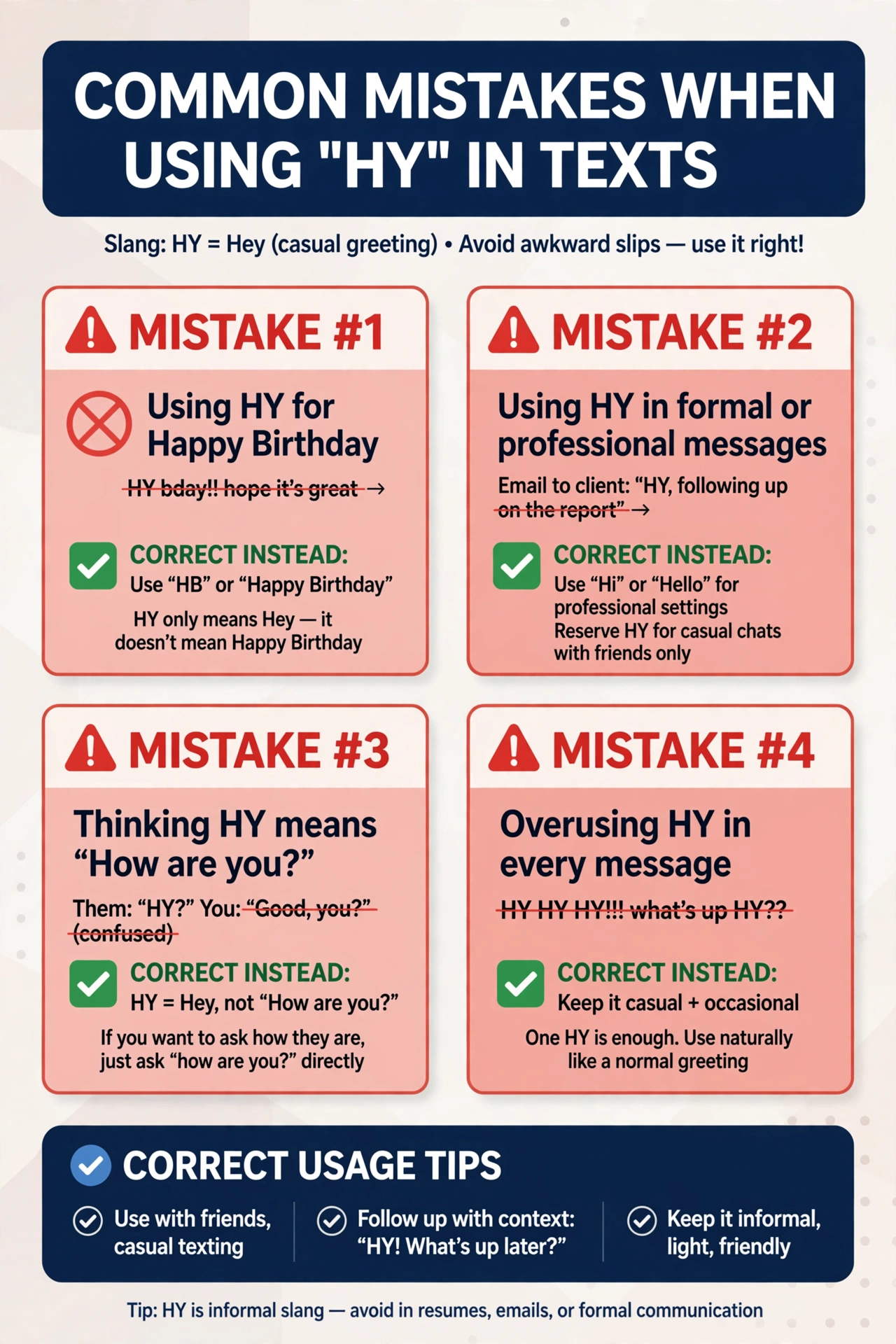 hy meaning common mistakes