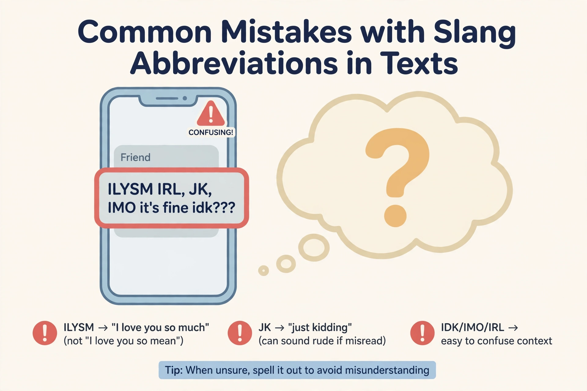 common mistakes when using hb slang